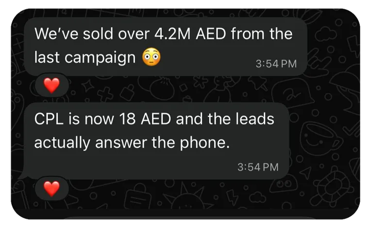 Karim A. — Real Estate Developer client feedback